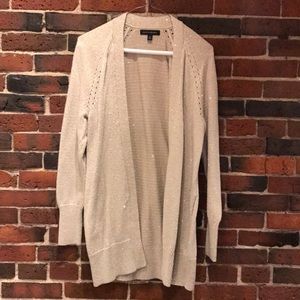 Cardigan with subtle sparkle